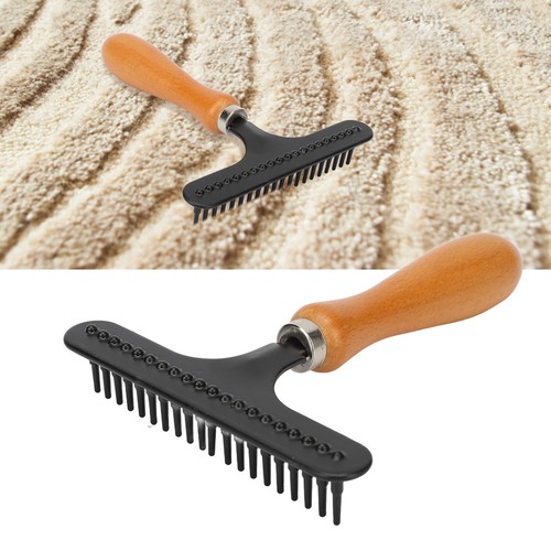 Carpet grooming rake - rake,