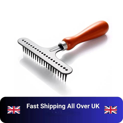 Wood carpet groomer - groomer, metal