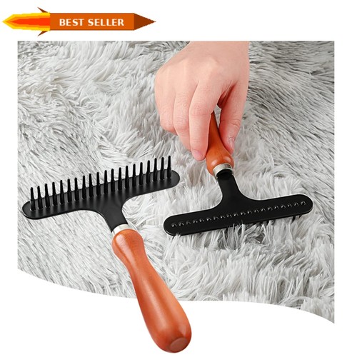 Hand held carpet - carpet, rake