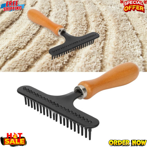 Carpet grooming rake - carpet,
