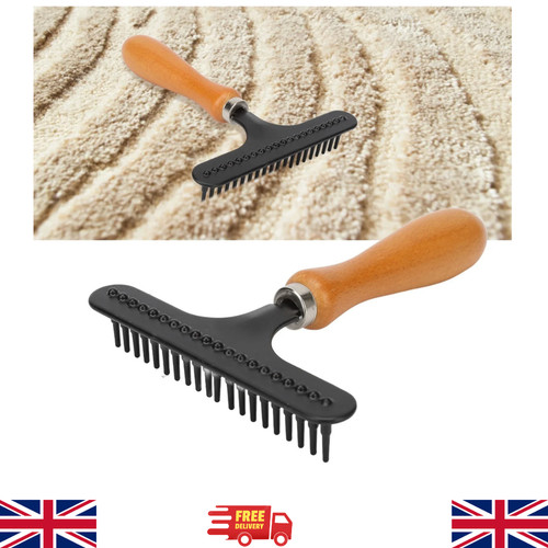 Carpet grooming rake - grooming,